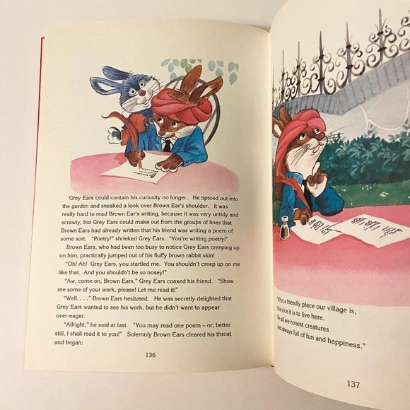 Vintage 1991 Rabbits Run Riot Whiskerton Tales Peter Haddock Limited Book - Picture 16 of 16
